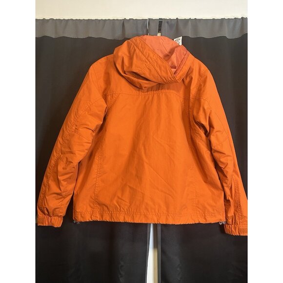LL Bean Orange Rain Jacket w/ Removable Lining (Womens-Medium) - Picture 4 of 4
